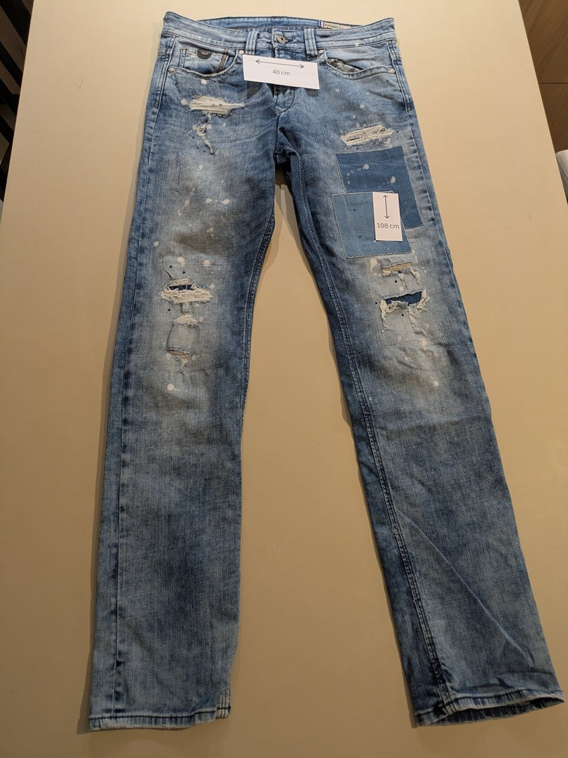 Jeans Coupe Droite Kaporal - L - Bleu Clair - Thgen-3