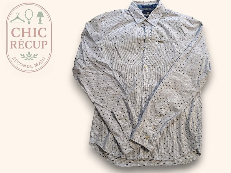 Chemise à Motifs Scotch & Soda - S - Bleu Clair - Magil-10