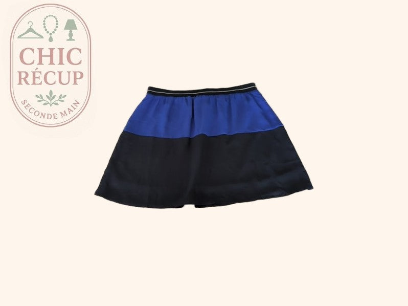 Jupe Camaïeu - Fr 44 - Bleu - Bicolore
