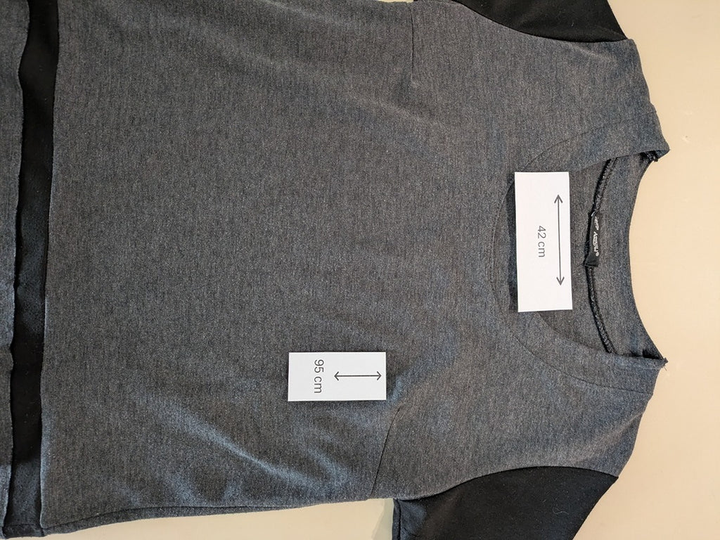 Robe Casual Assuili - M - Gris - Olhat-55
