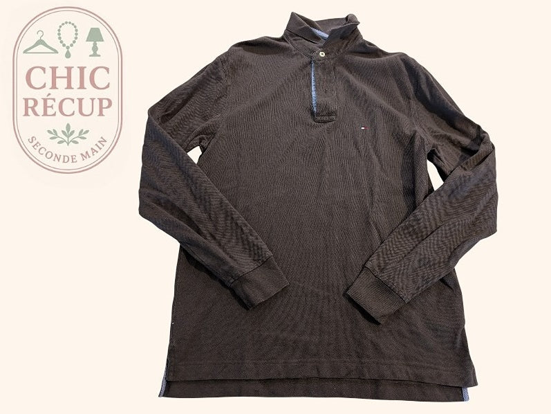 Polo Tommy Hilfiger - L - Marron - Malat-37