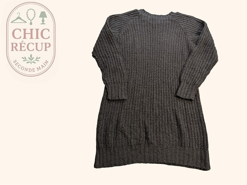 Robe D'hiver Boohoo - S - Gris - Vabar-04