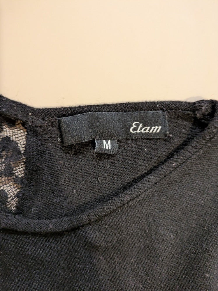 Blouse Etam - M - Noir - Qubu-r73