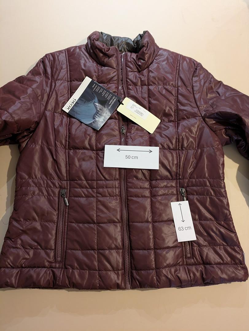Veste Matelassée Geox - Xl - Bordeaux - Labag-195