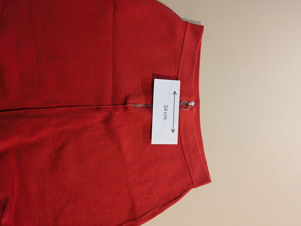 Mini-jupe Promod - S - Rouge - Mache-22