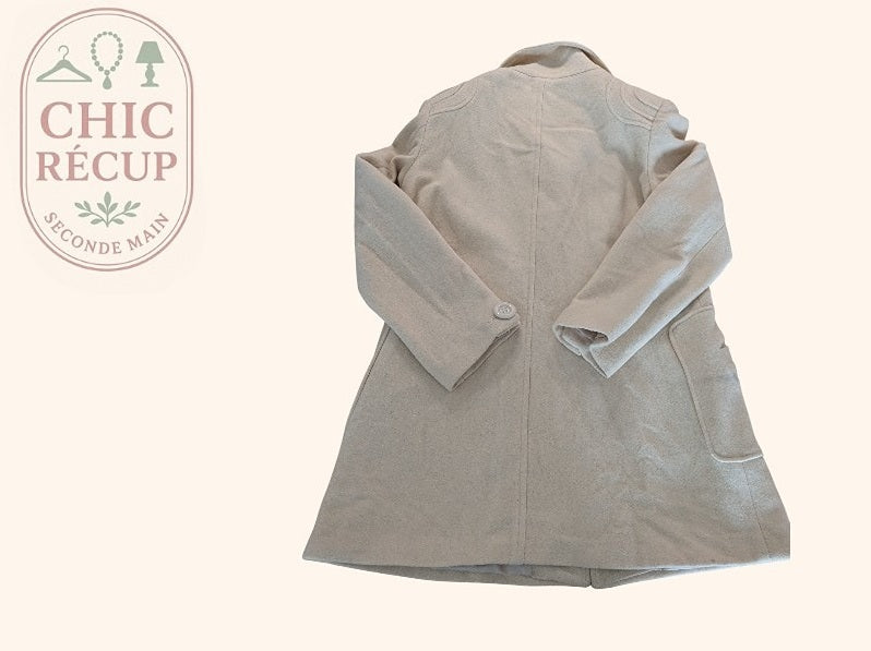 Pardessus Basic One - M - Crème - Olhat-48
