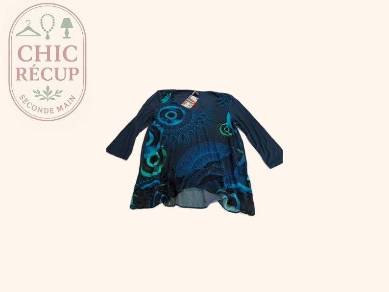 Tunique - Desigual - Xl - Bleu - Sasch-18