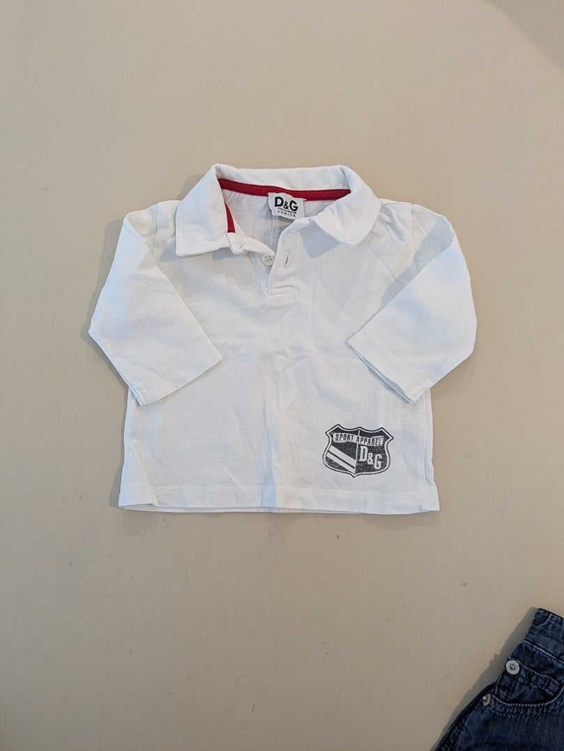 Lot De Vêtements D&g - 6-9 Mois - Blanc - Erbul-19