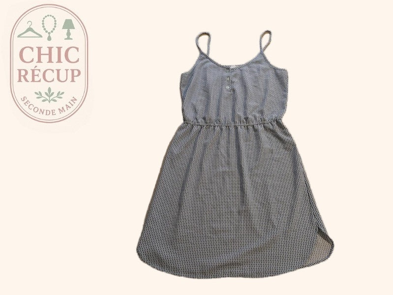 Robe Casual Lh By La Halle - 38 - Marine/blanc - Mache-02