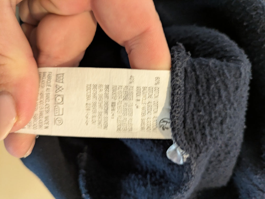 Sweat à capuche Kiabi - S - Bleu Marine - Basique