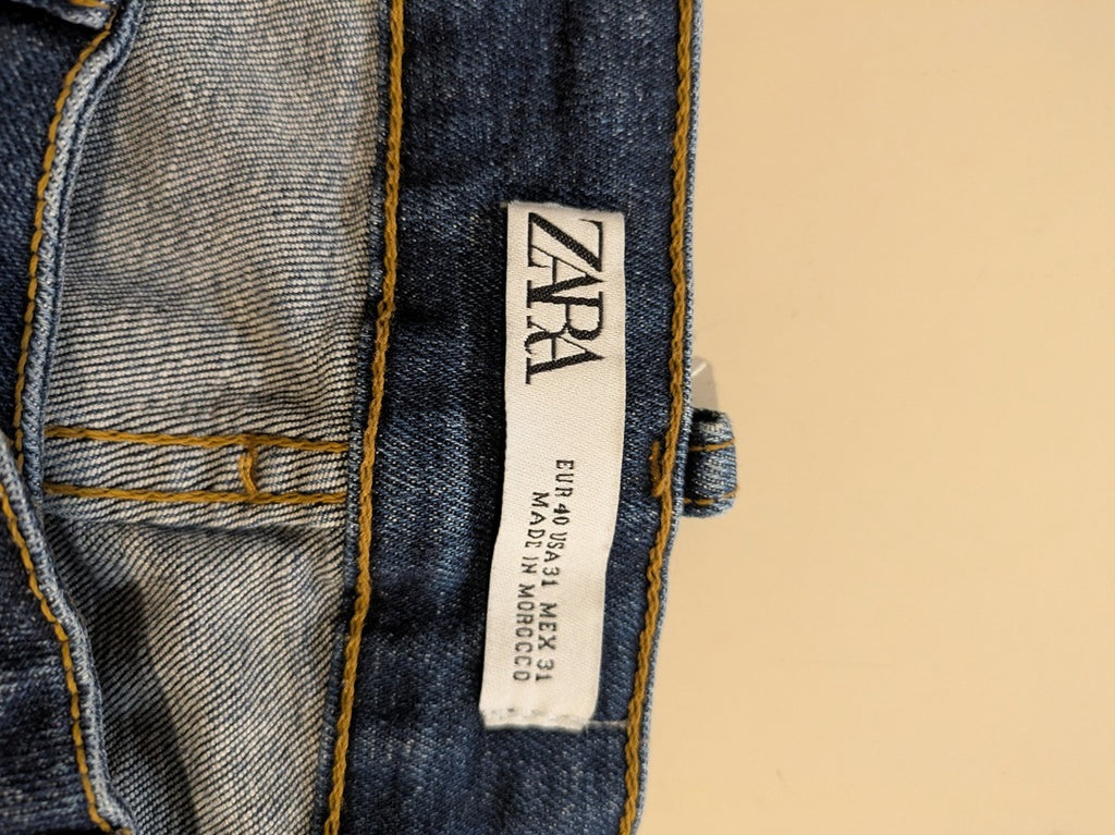 Jeans Slim Zara - M - Bleu - Paval-8