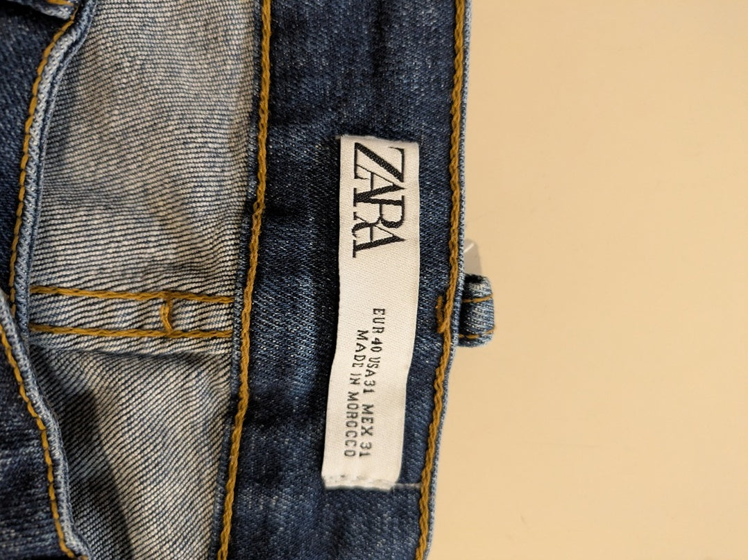 Jeans Slim Zara - M - Bleu - Paval-8