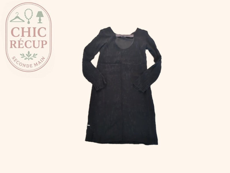 Petite Robe Noire - Ikks - 34 - Noir - Sthas-17