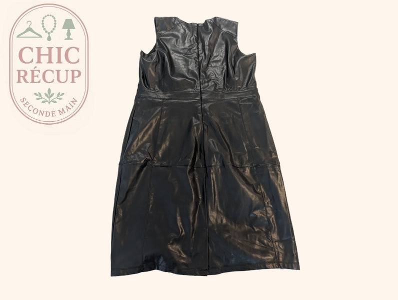 Robe midi Anna Field - 46 - Noir - Simili cuir
