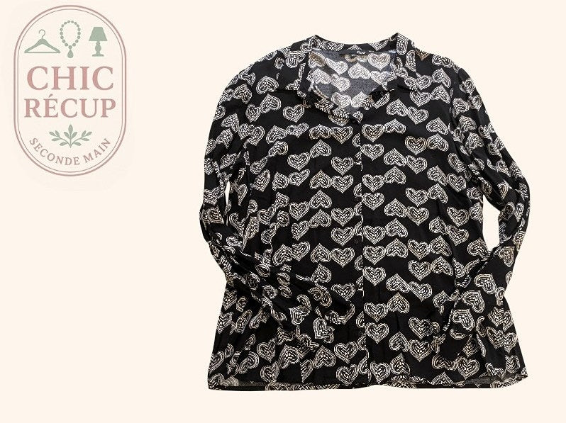 Chemise Etam - 42 - Noir - Paval-26