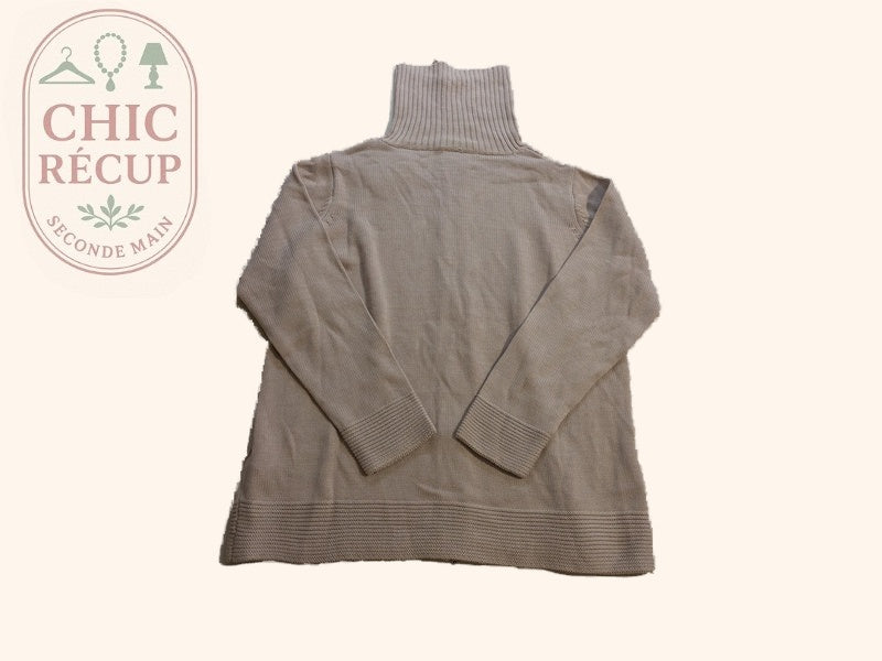 Gilet Zippé Olsen - 46 - Crème - Labag-299