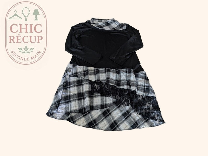 Robe Rosegal - 52 - Noir - Asymétrique