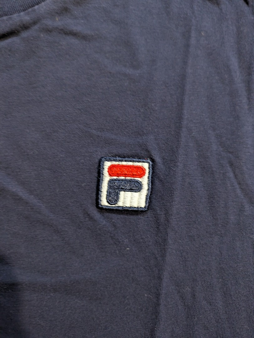 T-shirt Fila - M - Bleu - Shbad-87