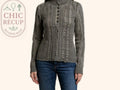 Blouse Manches Longue Laetitia Star - M - Kaki - Brhal-95