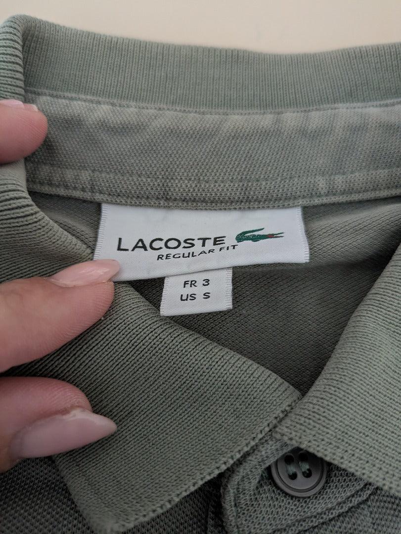 Polo Lacoste - S - Vert - Saaug-07