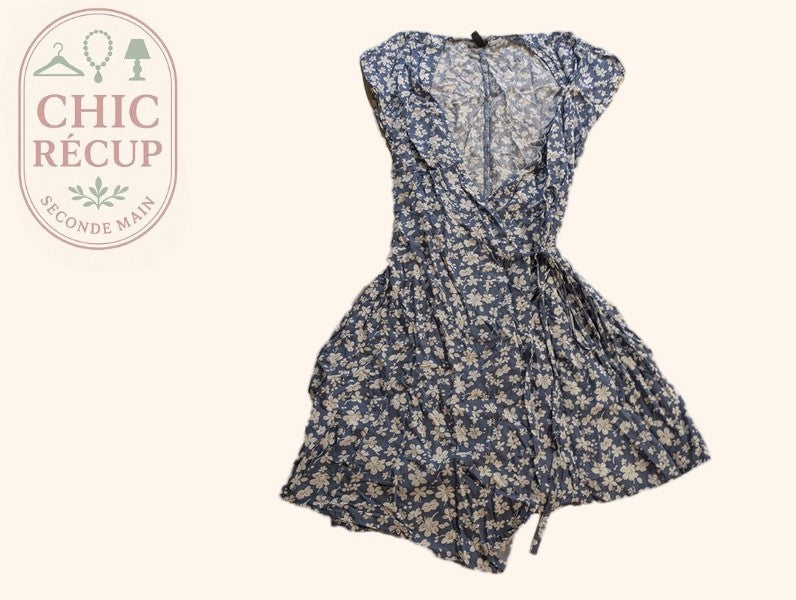 Robe Casual Divided - 34 - Bleu - Mache-03