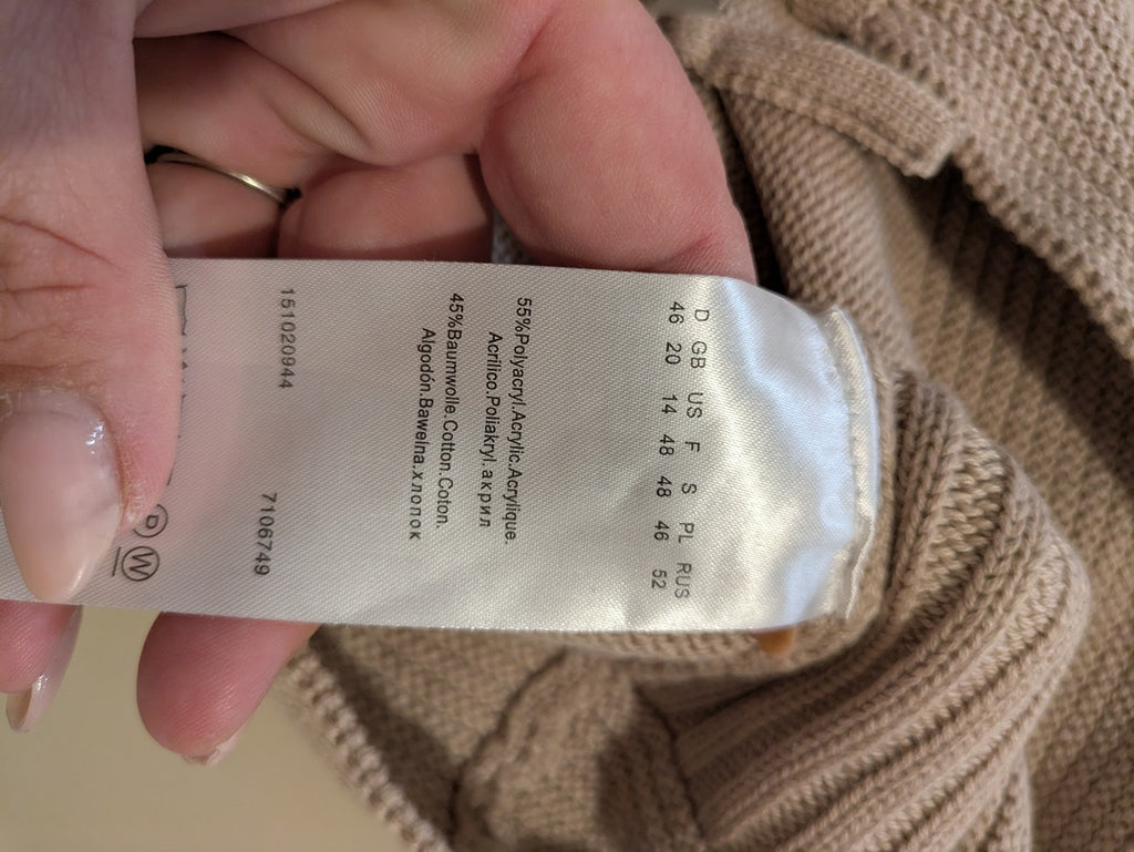 Gilet Zippé Olsen - 46 - Crème - Labag-299