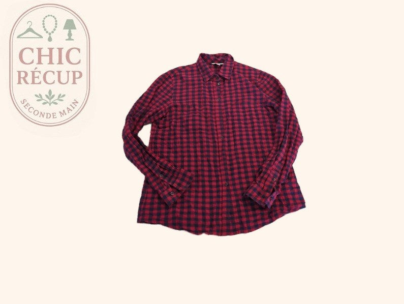 Chemise Esprit - 38 - Rouge - Carreaux