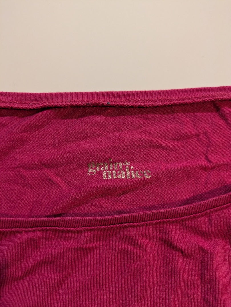 T-shirt Grain De Malice - M - Fuchsia - Lépas-4