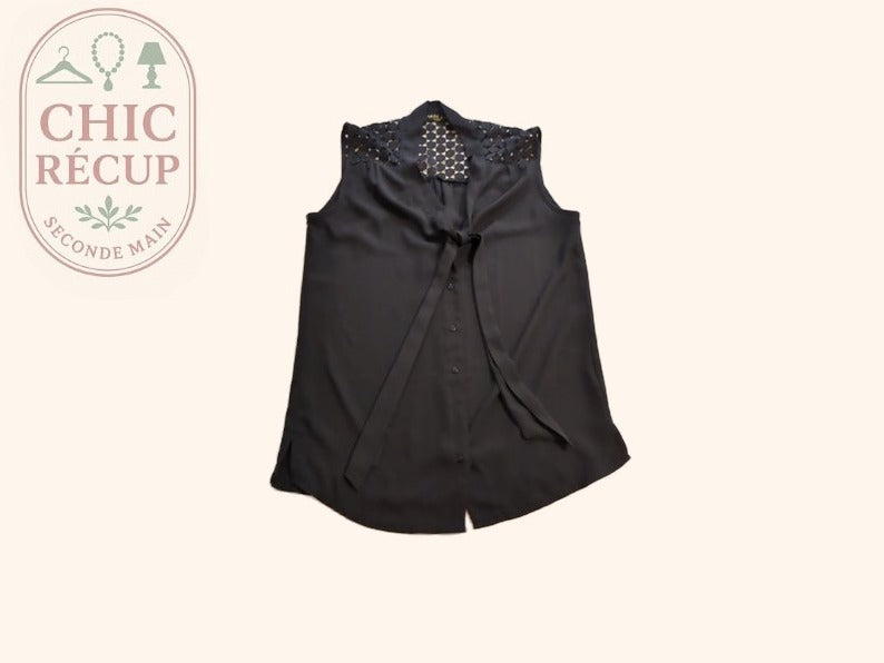 Debardeur - Akoz De Toi - S - Noir - Sthas-39