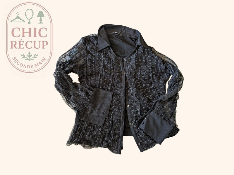 Blouse Garella - S - Noir - Brhal-146