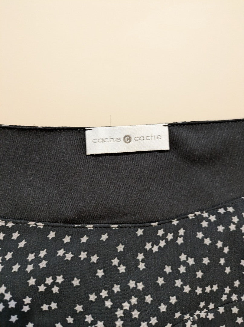 Robe noire à étoiles Cache Cache taille S