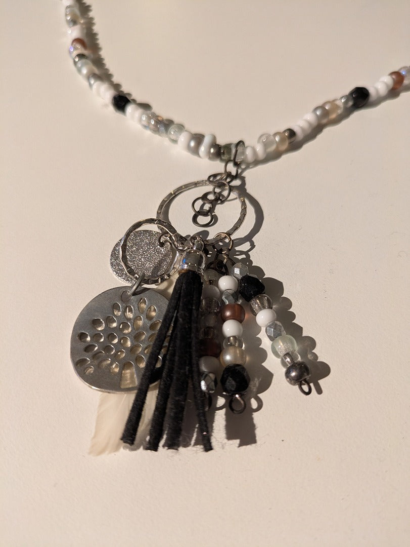 Collier Sans Marque - M - Blanc Et Beige - Lubel-53