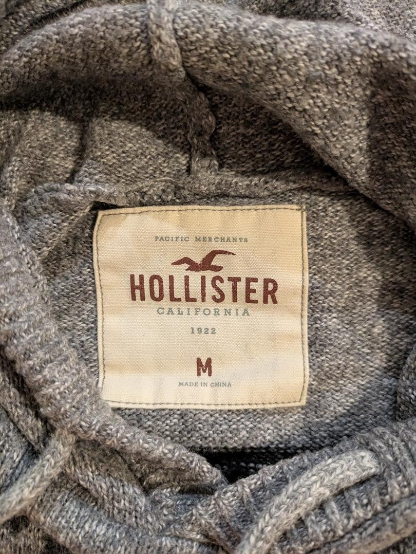 Pull Et Pull A Capuche Hollister - M - Gris - Grdec-11