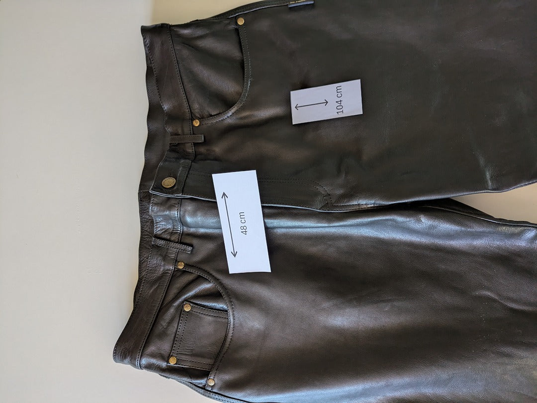 Pantalon Cuir Helstons - Xl - Noir - Brhal-127