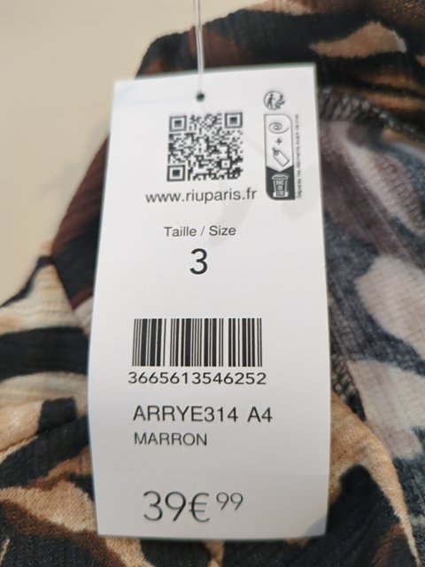 T-shirt manches longues Riu Paris - 3 - marron
