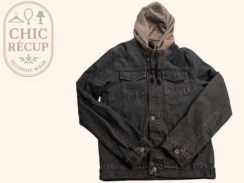 Veste En Jean Asos - Xs - Marine - Ramec-24