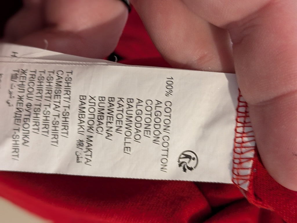 T-shirt Uni Kiabi - M - Rouge - Audeb-82