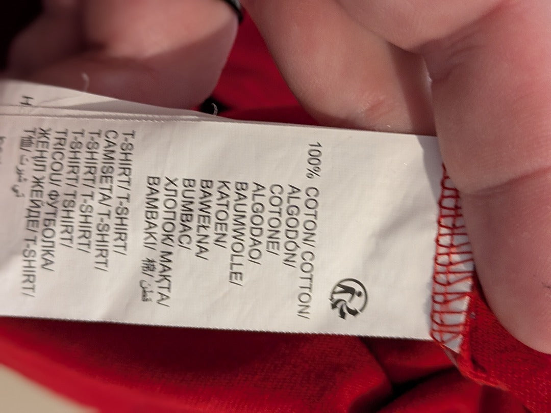 T-shirt Uni Kiabi - M - Rouge - Audeb-82