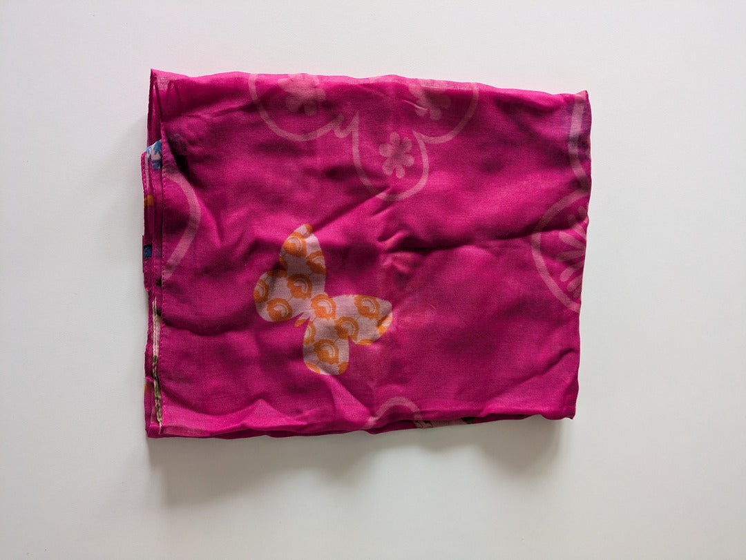 Foulard Françoise Saget - Taille unique - Rose - Papillon