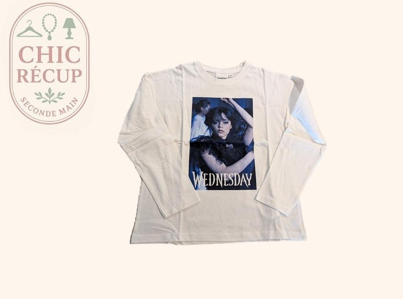 T-shirt Manches Longues Kiabi - 10 Ans - Blanc - Myfed-102