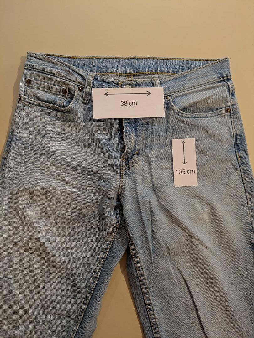 Jeans Coupe Droite Levi's - M - Bleu Clair - Grdec-16