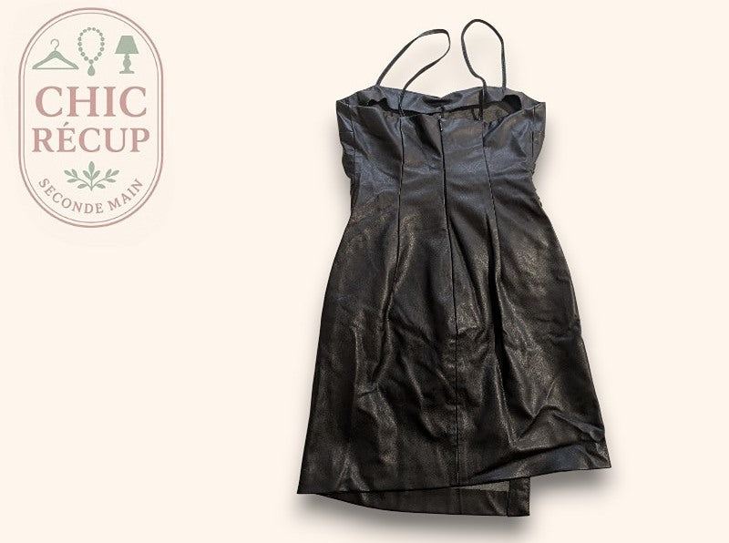 Robe Fête Et Cocktail Zara - Xs - Noir - Amfat-23