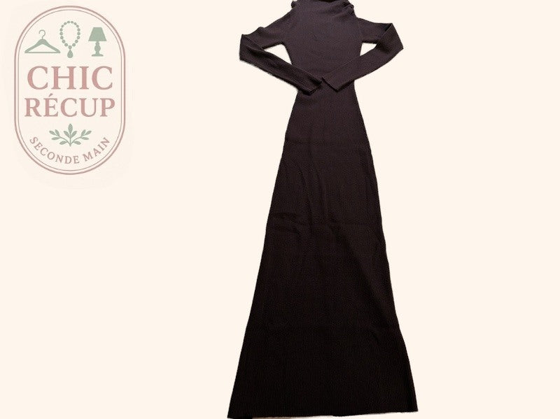 Robe Longue Bershka - Xs - Marron - Olaga-12