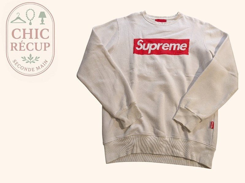 Pull Supreme - M - Blanc - Shbad-52