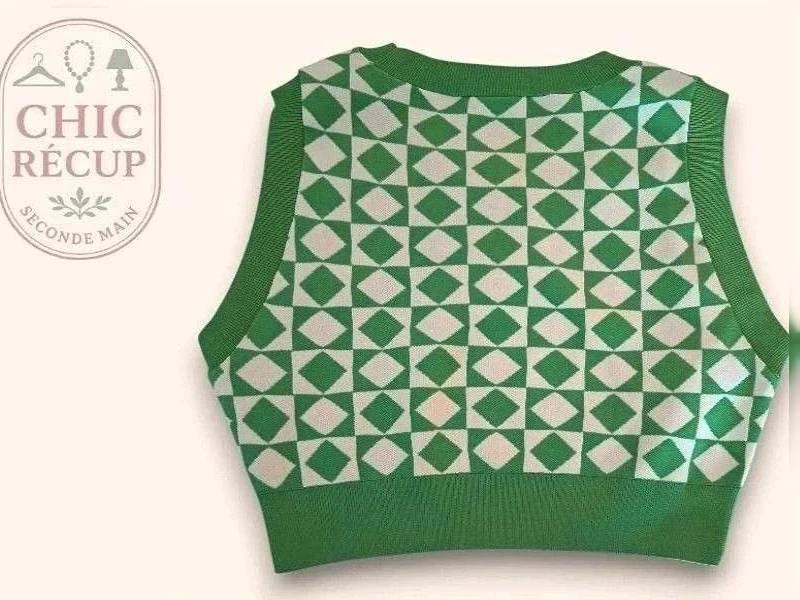 Hauts & t-shirt Zara - Xs - Vert - Lerom-27
