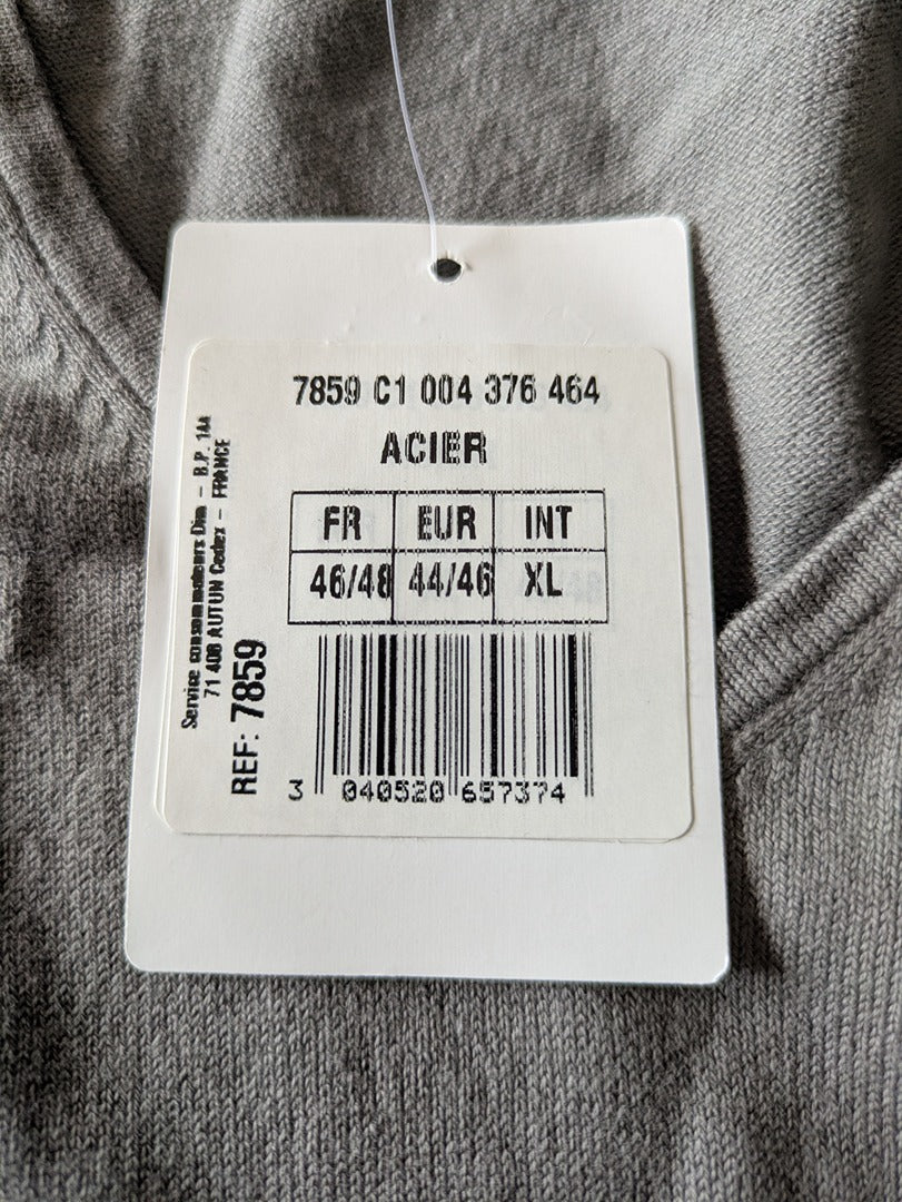 Pull col V Dim - Xl - Gris - 7859