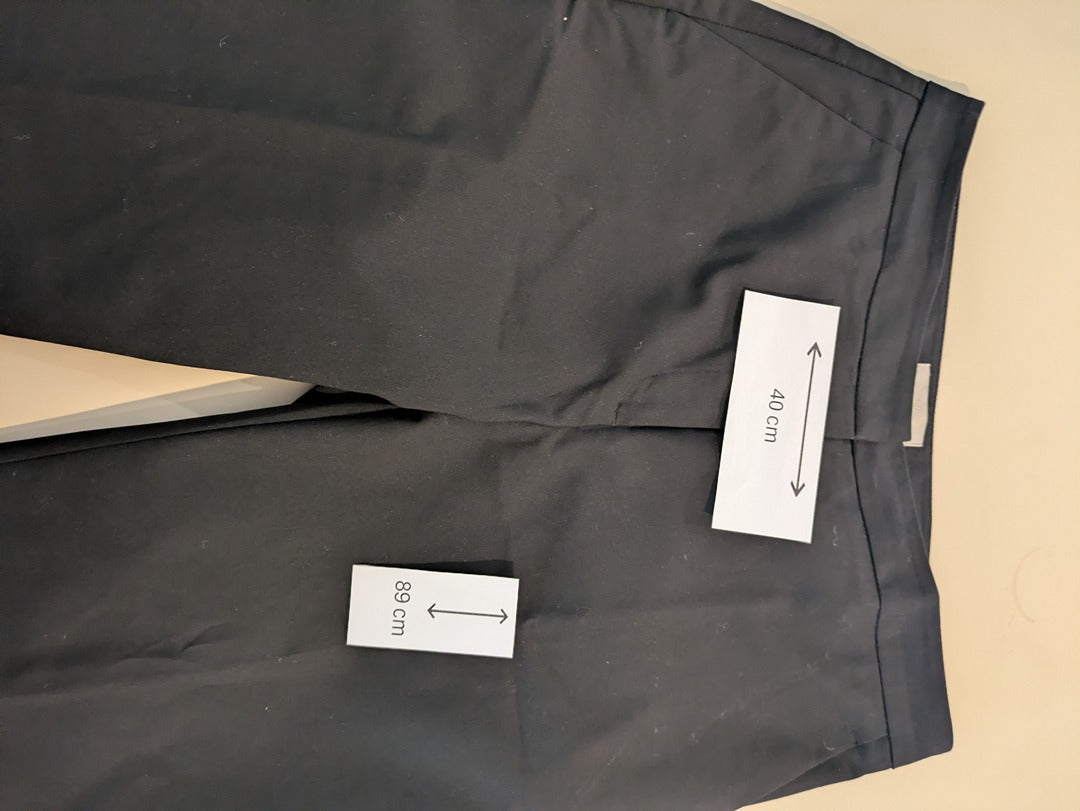 Pantalon tailleur H&m - 38 - Noir - Basique