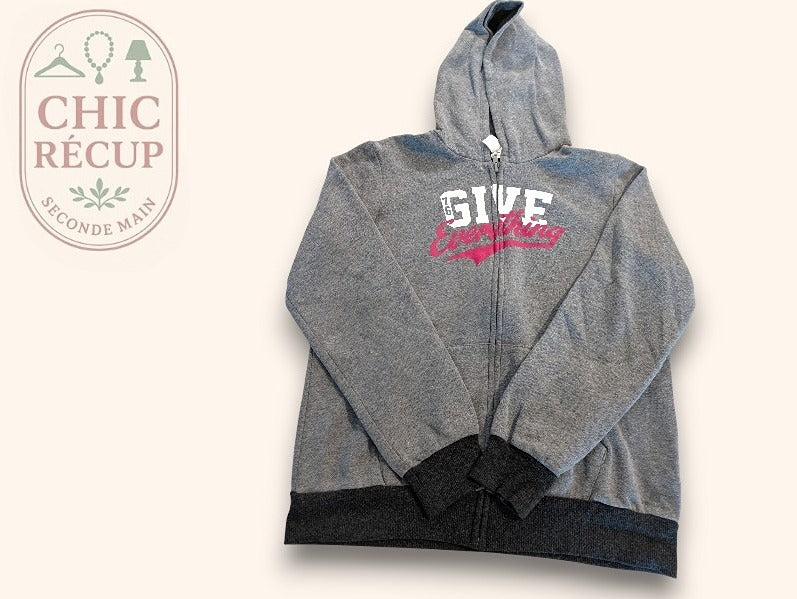 Pulls à Capuche & Sweatshirt Decathlon - 14 Ans - Gris - Chpav-51