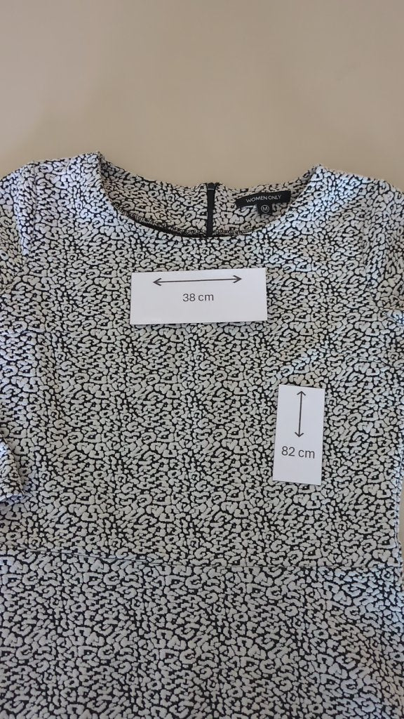 Robe Women Only - M - Noir - Courte à motifs