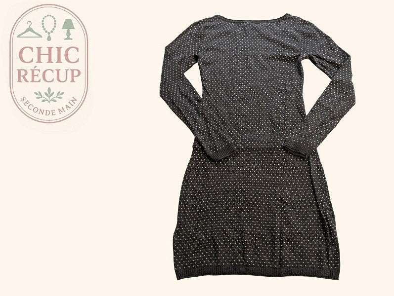 Robe Mini H&m - Xs - Gris - Vabar-18